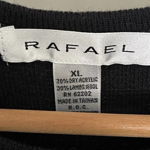 Vintage Rafael Sleeveless Lambswool Blend Sweater Dark Side Star Wars Size XL - Picture 3 of 4